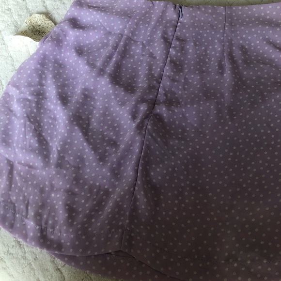 NWT altar’d state polka dot purple mini skirt - Picture 10 of 11